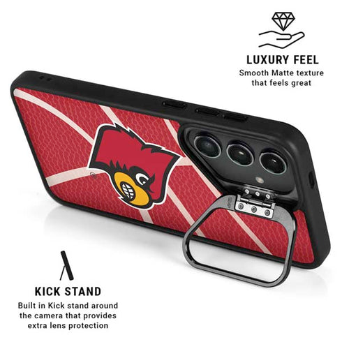 University of Louisville Red Basketball Galaxy S25 Ultra Kickstand Case